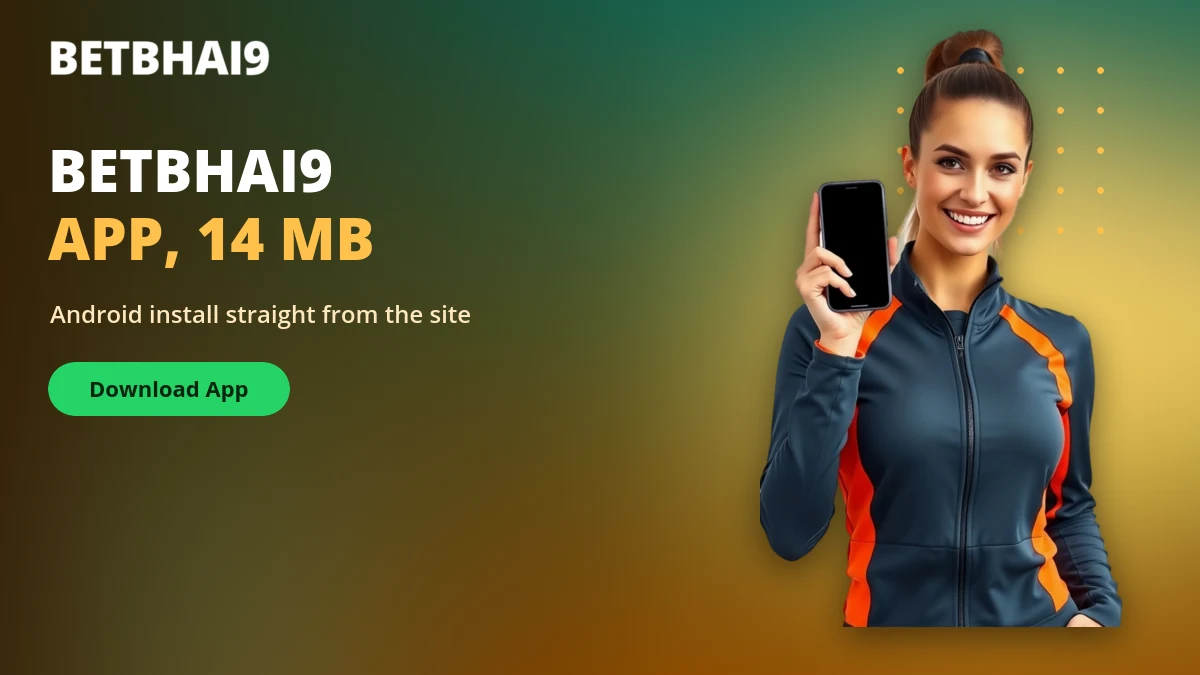 Betbhai9 app install file being downloaded on an Android phone