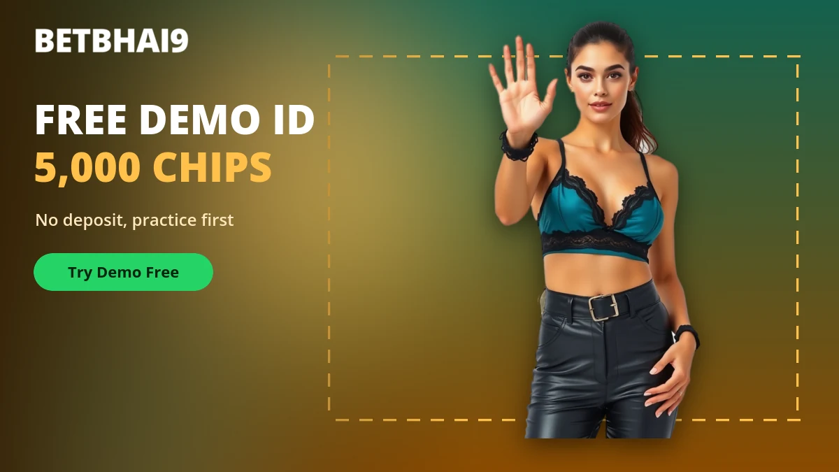Betbhai9 demo ID loaded with 5,000 practice chips on a phone
