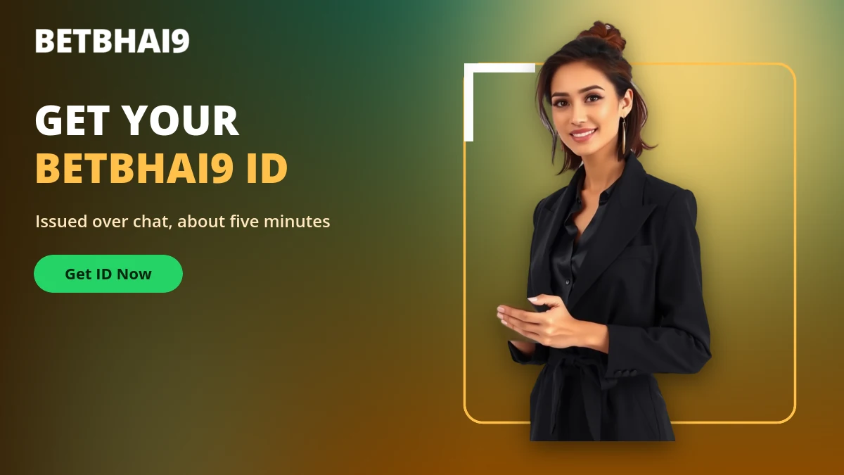 Betbhai9 ID being issued over a WhatsApp chat with the desk
